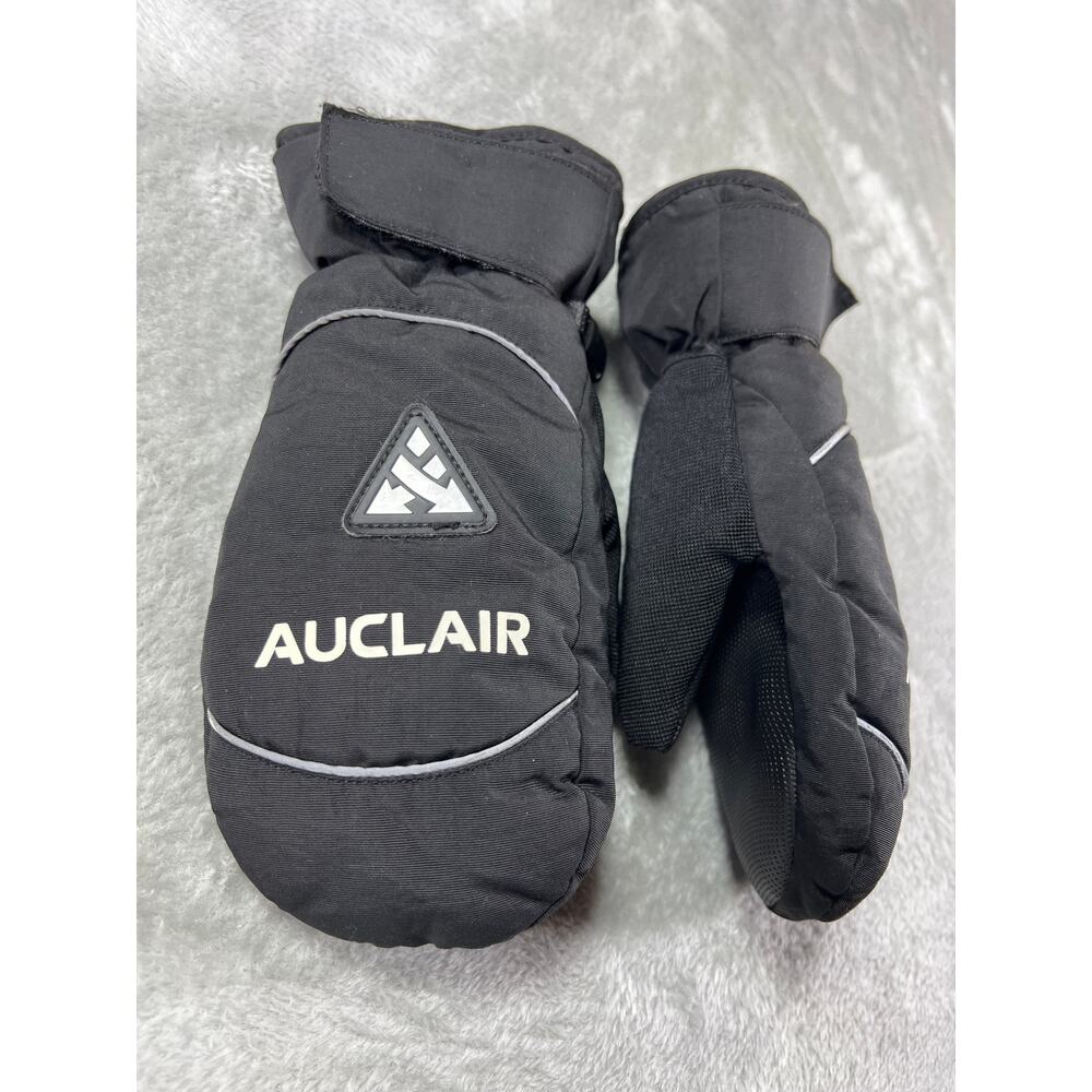 Auclair Horizon Dry Silver Mittens Black XS w/ Mirafil Insulation Cold Gloves